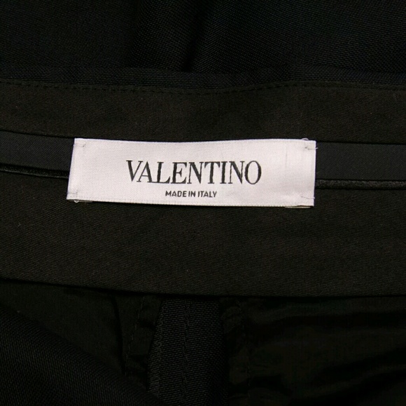NWT Authentic Valentino Black Split Skirt Wide Leg - Picture 3 of 8